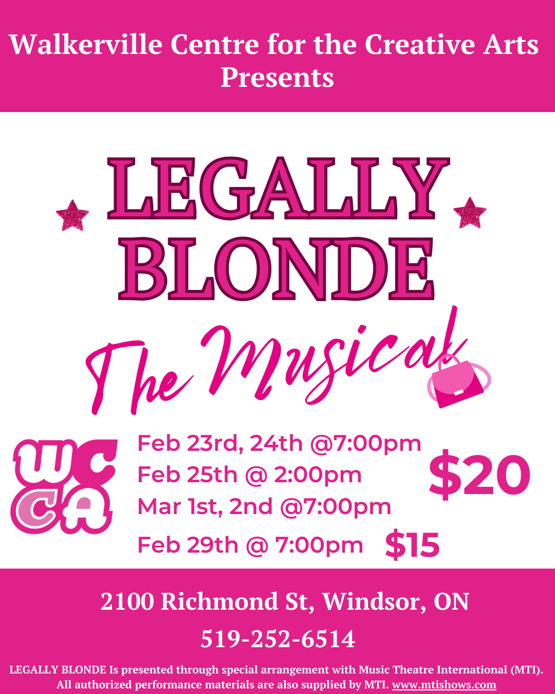 Legally Blonde - Flyer