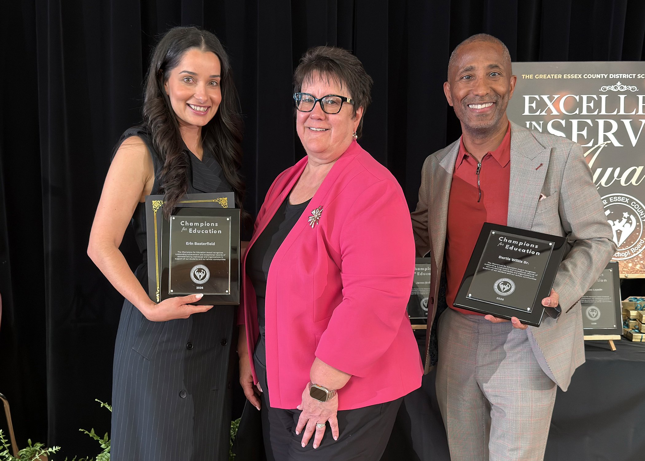 E. Basterfield and D. Willis Sr and Vicki Houston 