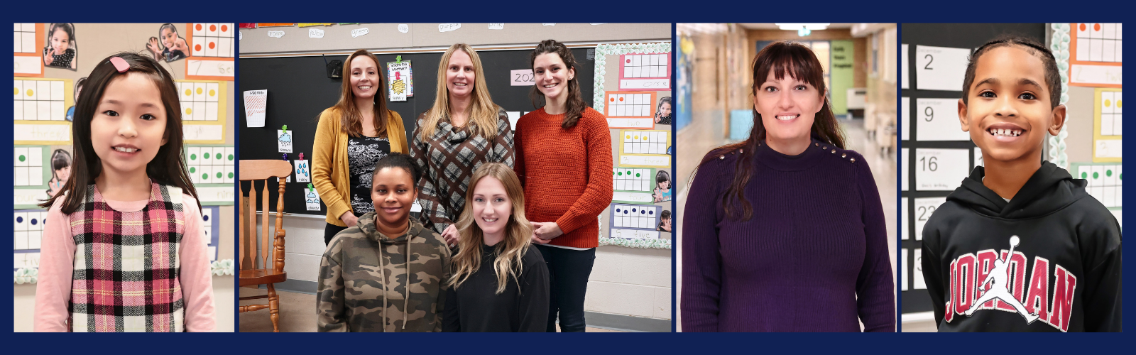 Students and stafff from Dougall Public School