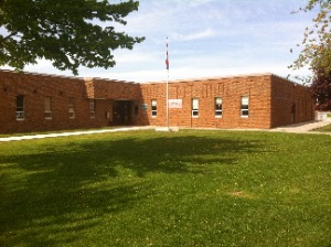 outside front of school building