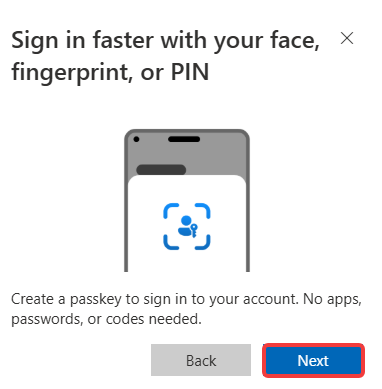 Sign in faster with your face, fingerprint, or PIN screen Sign in faster with your face, fingerprint, or PIN screen