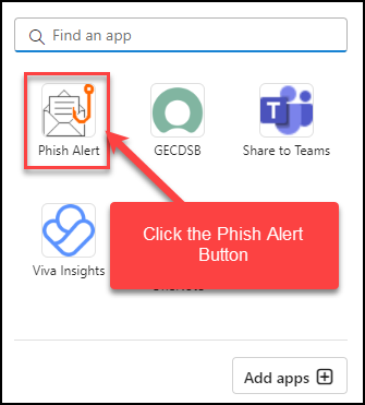 Click Phish Alert