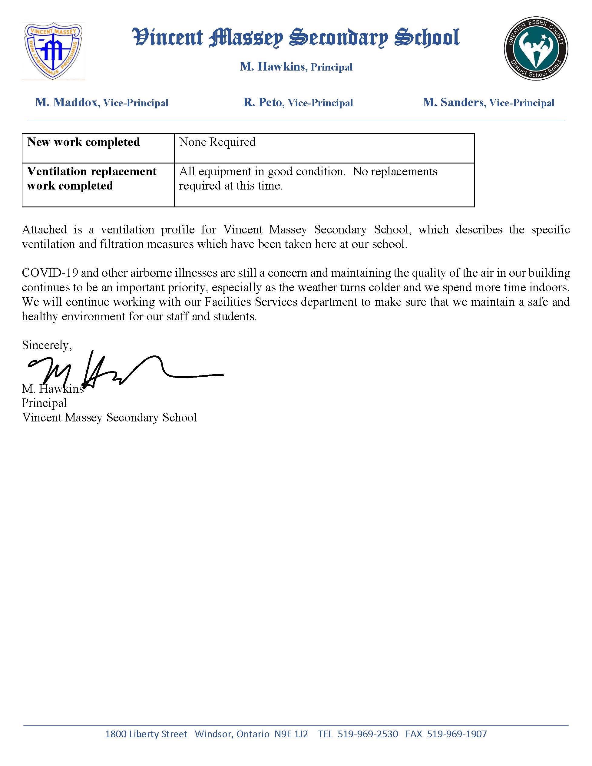 Open Ventilation Report page 2