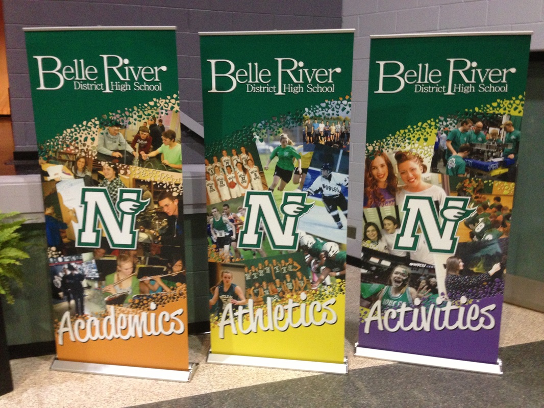 Banners at Belle River District High School