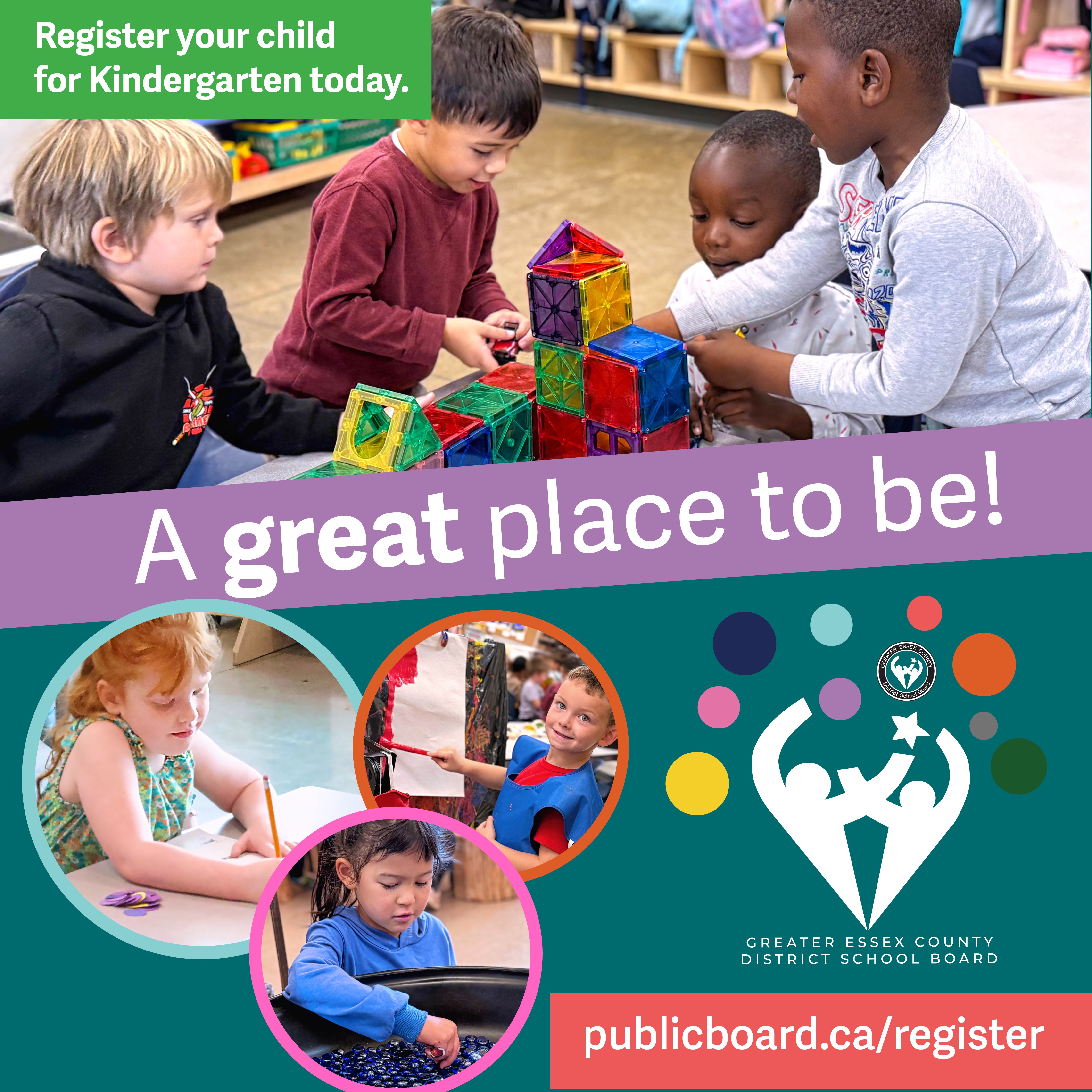 Kindergarten Registration Poster