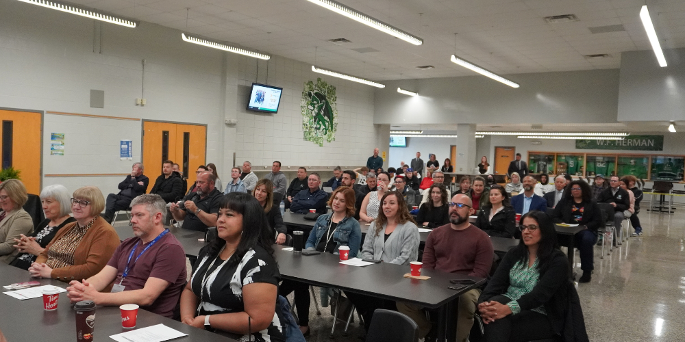 Audience at the GECDSB Occupational Health and Safety Event