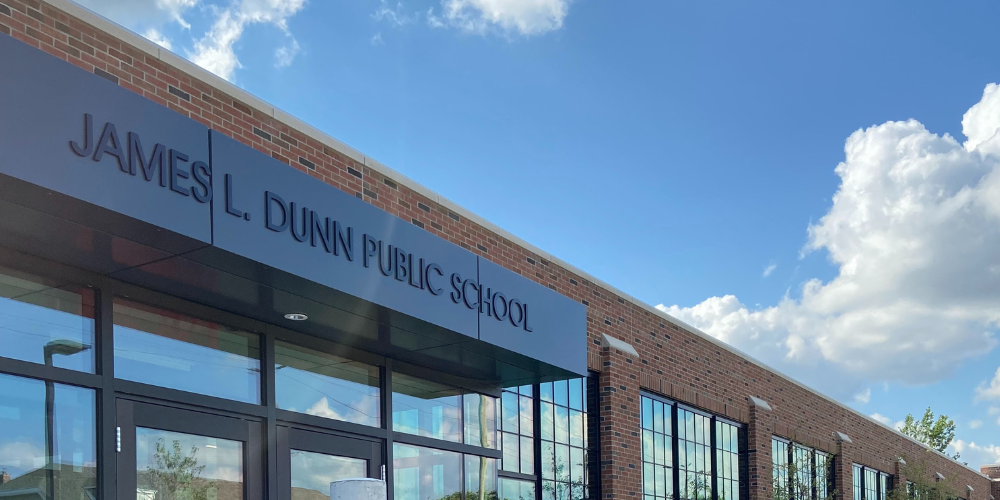 Exterior of James L. Dunn Public School