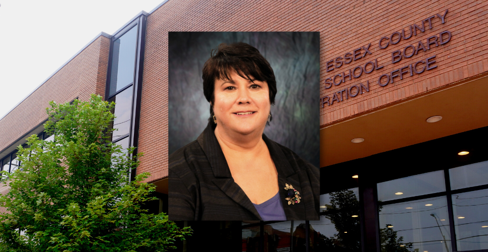 New Director of Education Vicki Houston and the exterior of the Administration Building