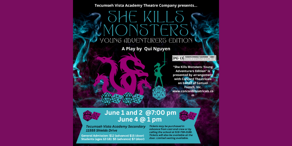 She Kills Monsters production information