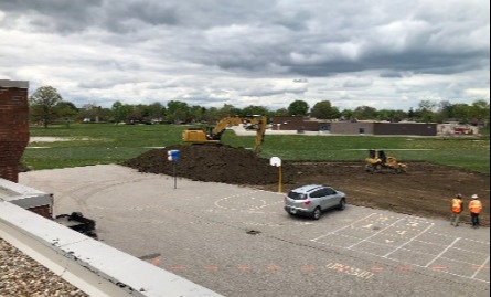 Construction photo from the Eastwood-Parkview Construction Site