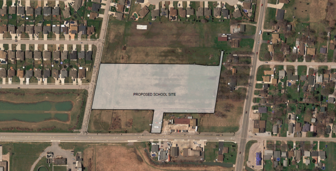 School site for new school in Lakeshore