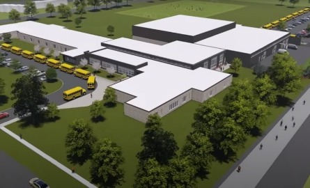 Artist's rendering of the new North Star High School