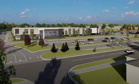 Artist's rendering of Kingsville K-12 School