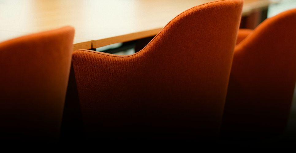 Chairs in a boardroom