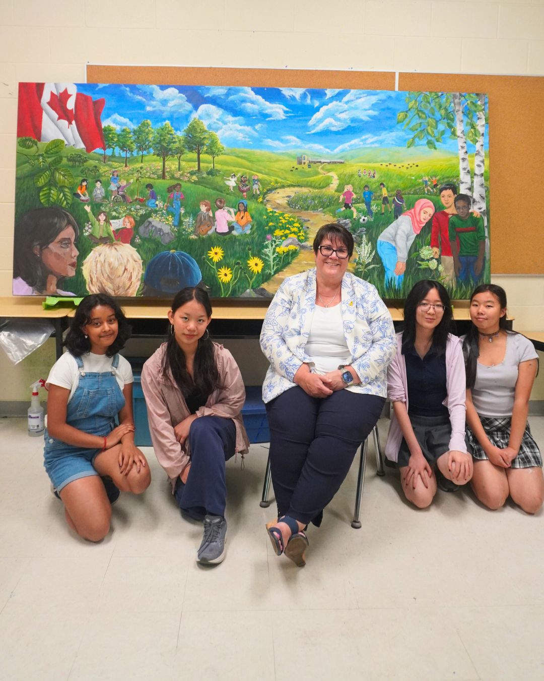 Students with Director Houston