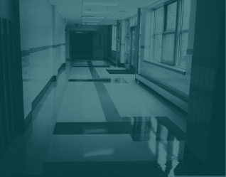 a school hallway