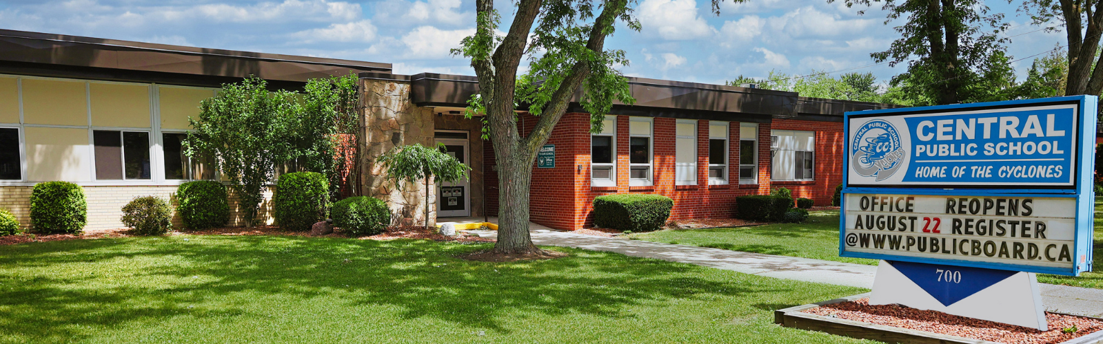 Exterior of Central Public School