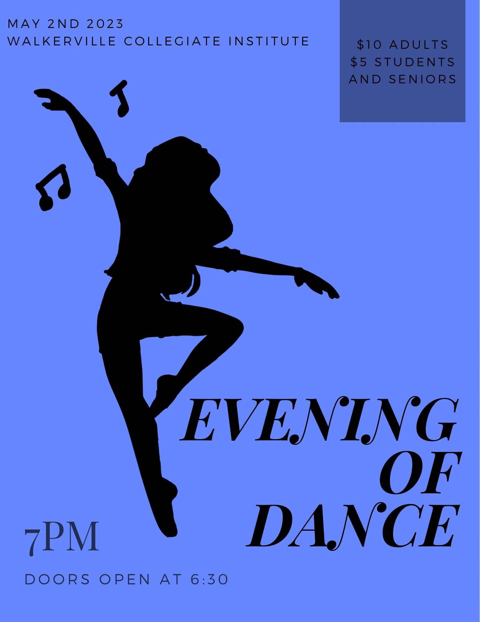 Evening of Dance 2023 - Poster